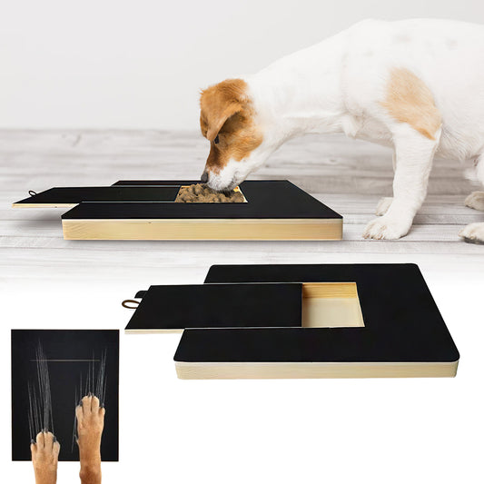 Dog Scratch Pad for Nails Dog Scratching Board with Treat Box Pet Nail Grinders