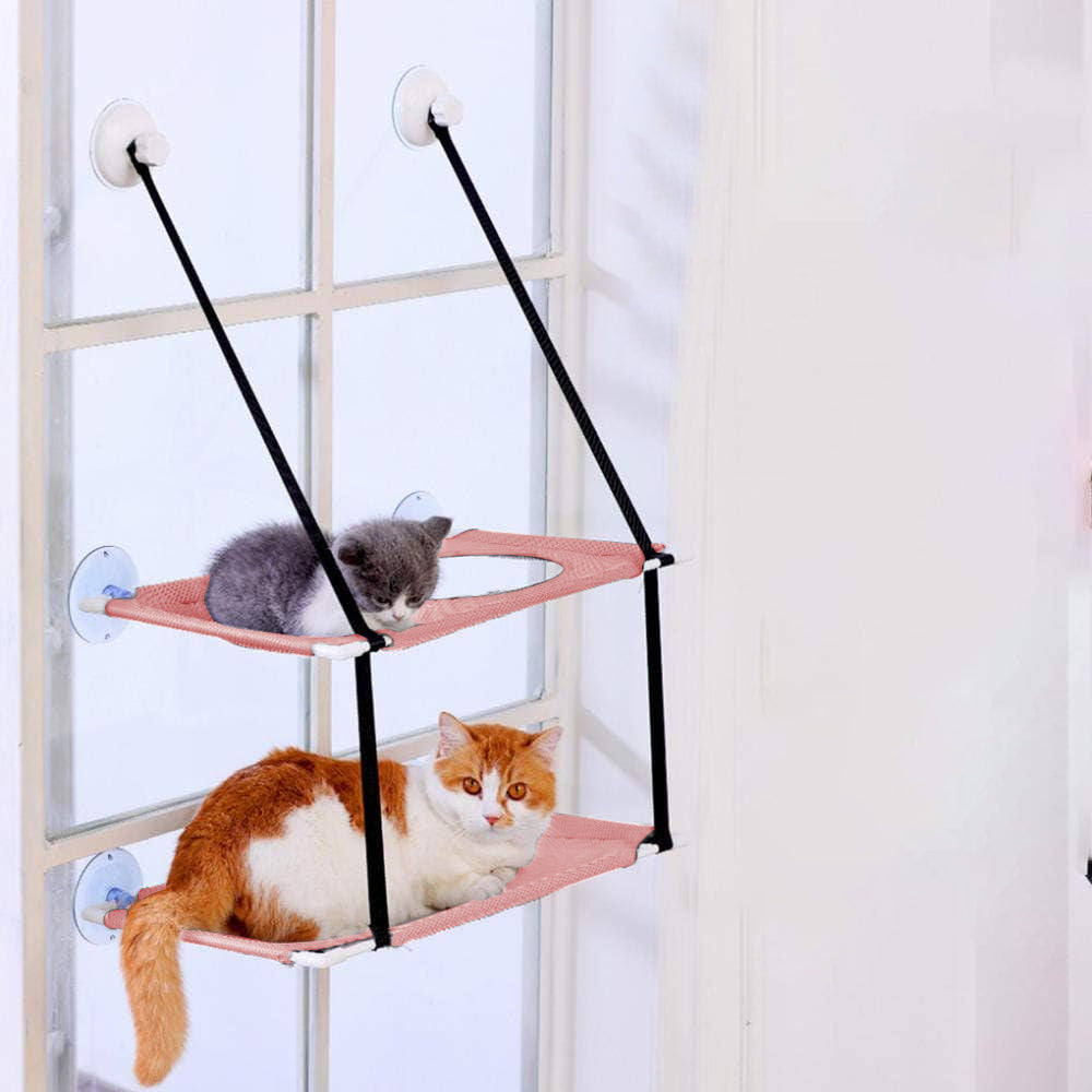 Single/Dual Layer Cat Hammock Hanging Bed