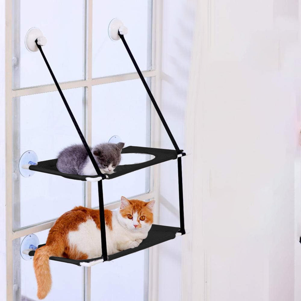 Single/Dual Layer Cat Hammock Hanging Bed