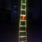 Christmas Decorative Ladder Lights with Santa Claus Christmas Decorations Lights for Indoor Outdoor
