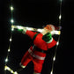 Christmas Decorative Ladder Lights with Santa Claus Christmas Decorations Lights for Indoor Outdoor