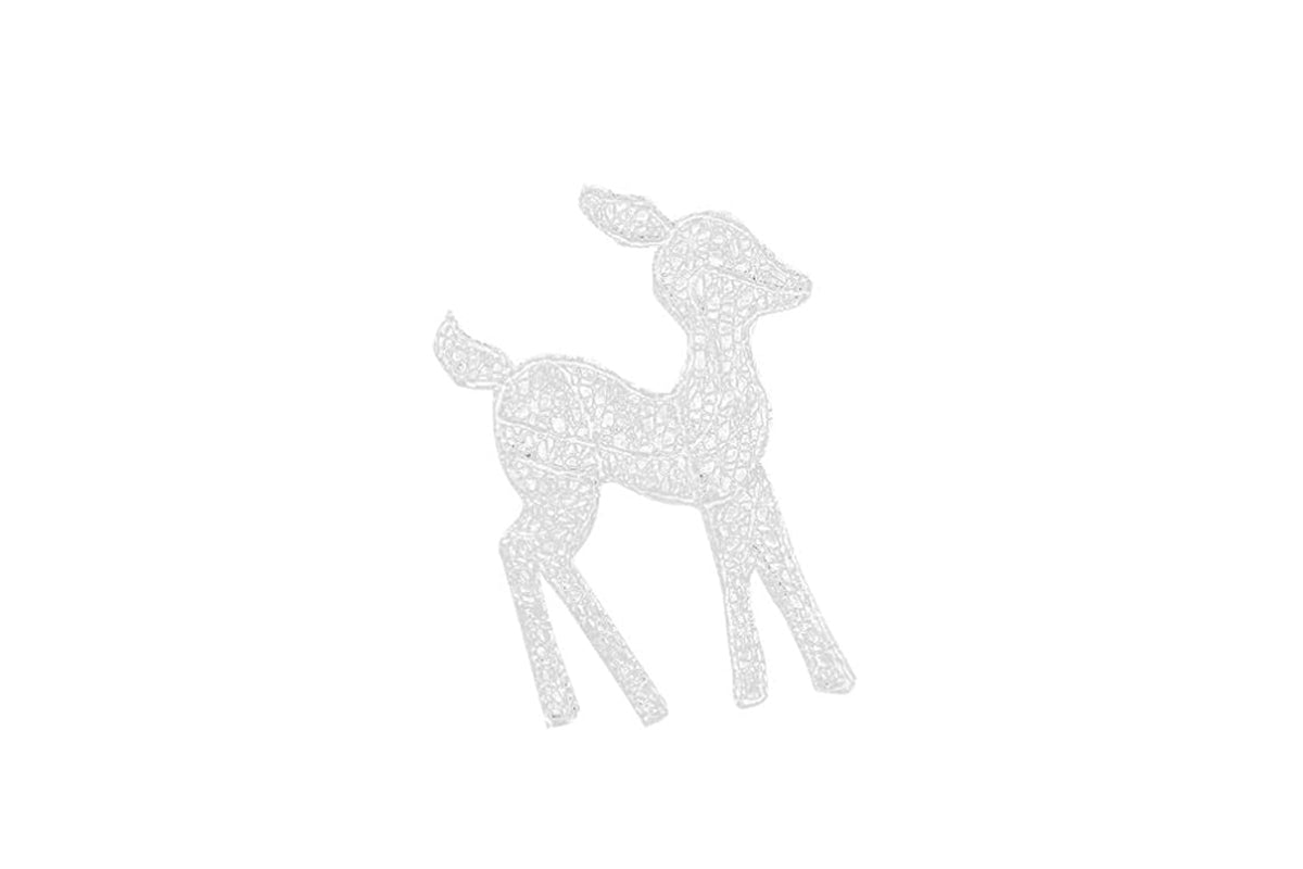 3pcs Christmas Reindeer Xmas Decoration with String Lights