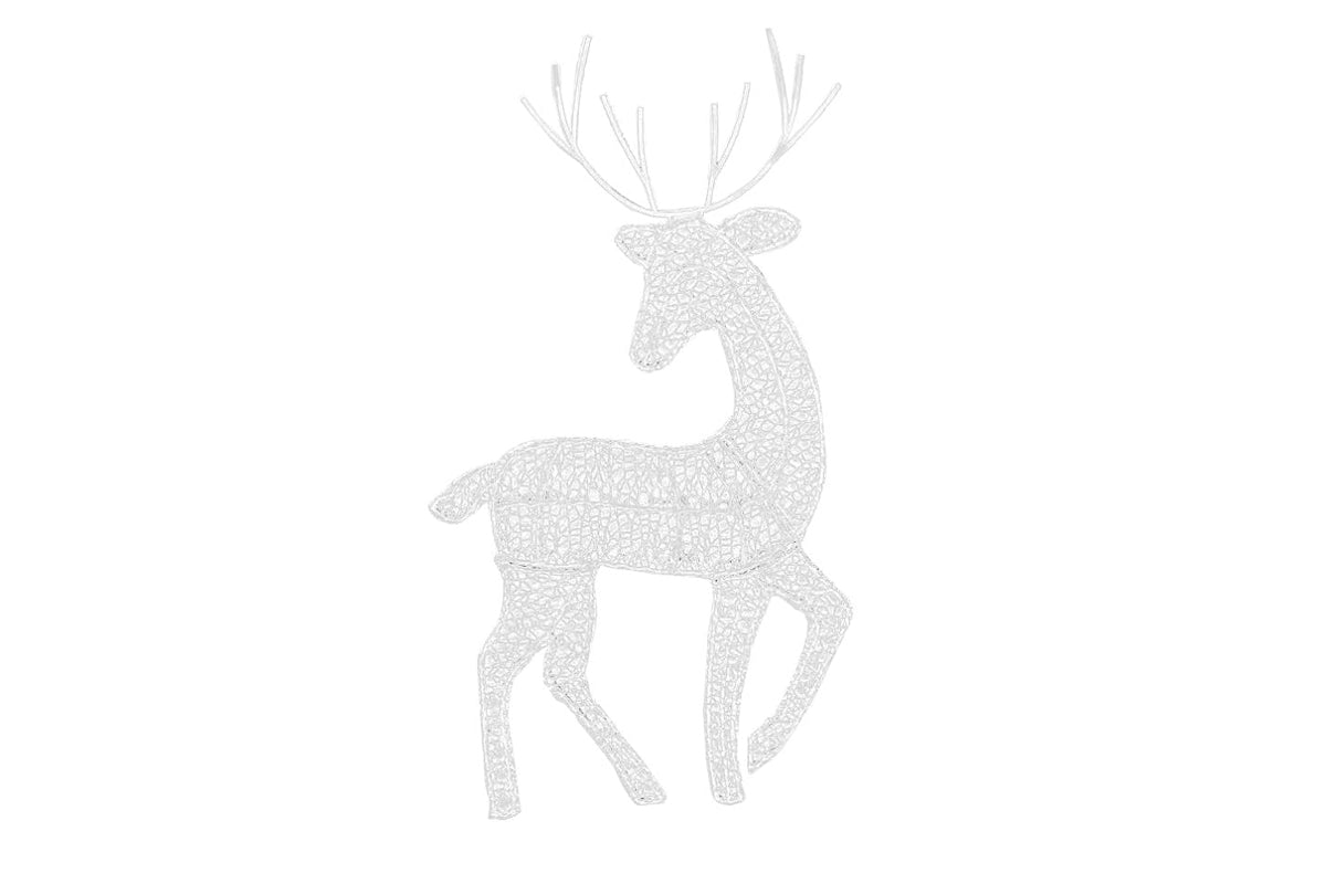3pcs Christmas Reindeer Xmas Decoration with String Lights