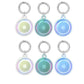 6Pcs Water-resistant Shockproof Case Compatible with Apple Airtag