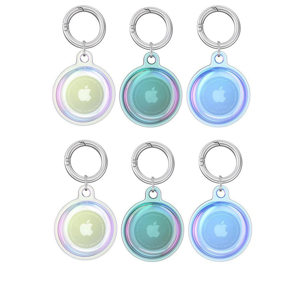 6Pcs Water-resistant Shockproof Case Compatible with Apple Airtag