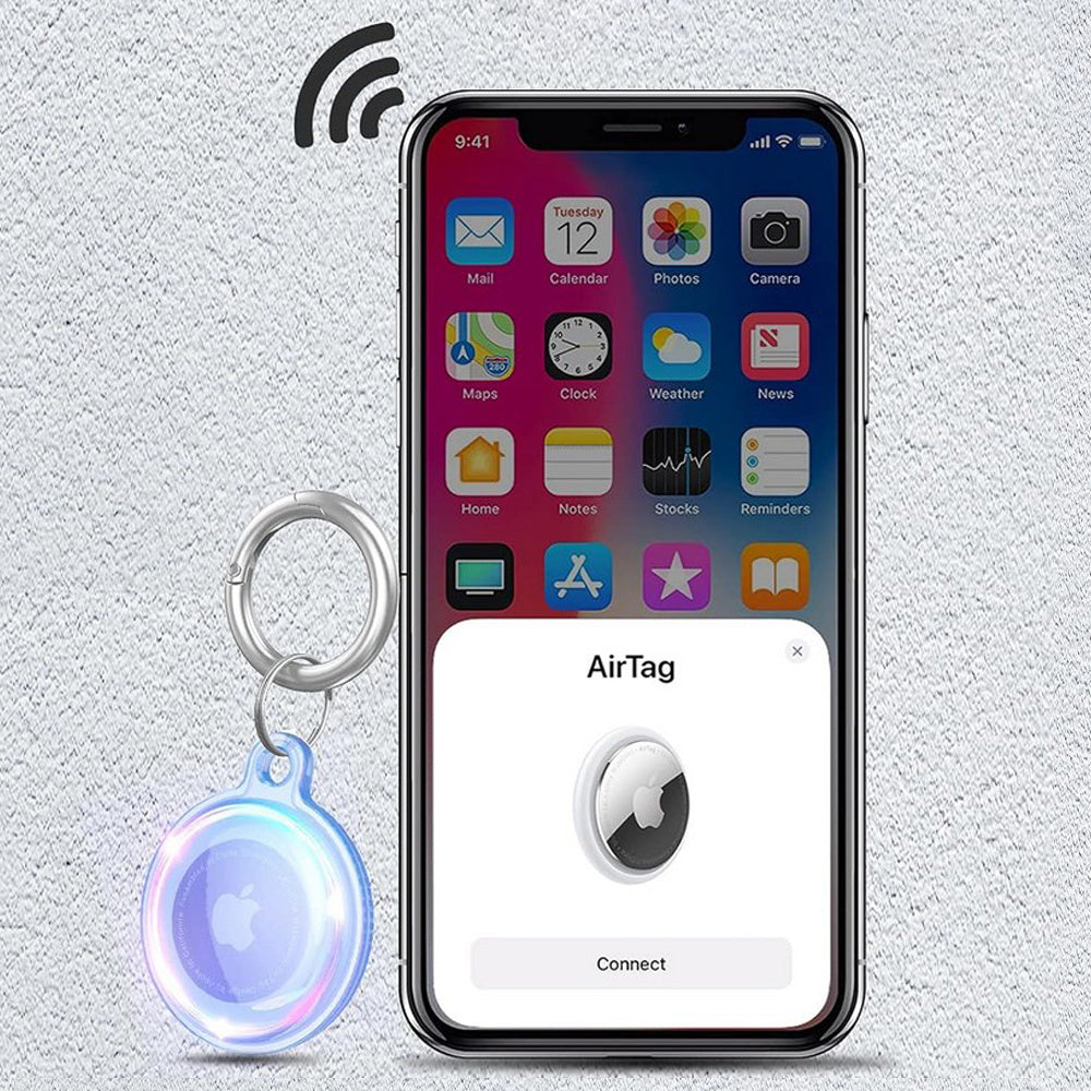 6Pcs Water-resistant Shockproof Case Compatible with Apple Airtag