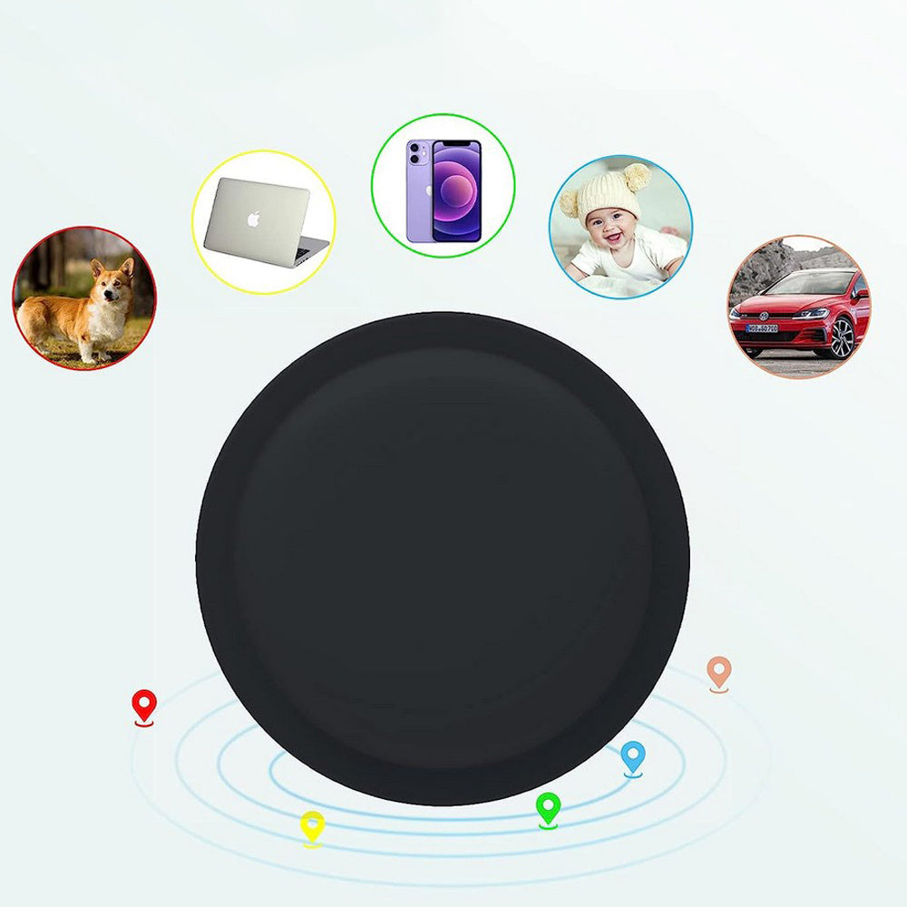 4Pcs For Apple AirTag Silicone Protective Case-Black