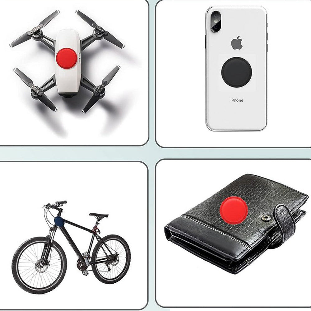4Pcs For Apple AirTag Silicone Protective Case-White