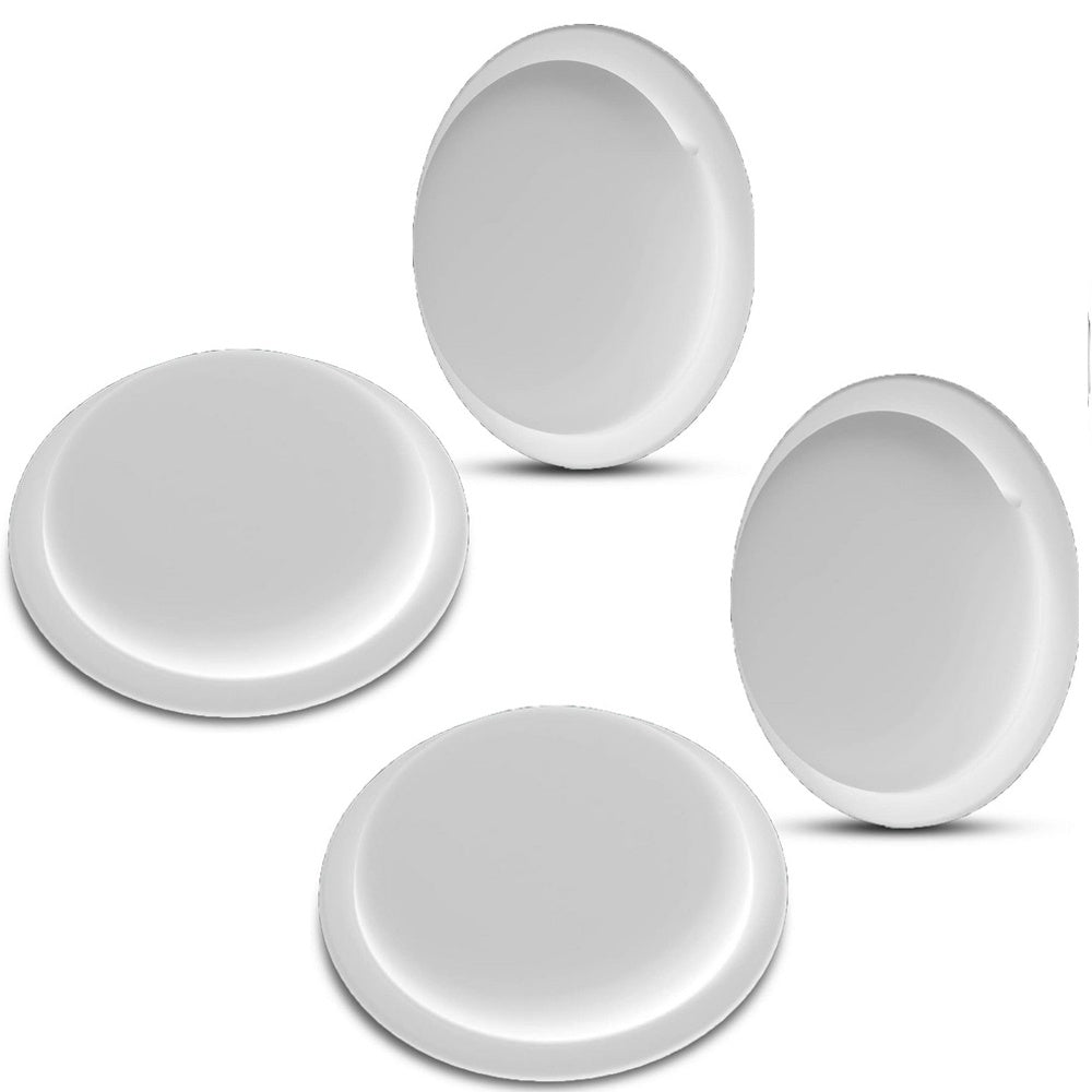 4Pcs For Apple AirTag Silicone Protective Case-White