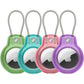 4Pcs For Apple AirTag Protective Case-Green, Purple, Pink, Blue