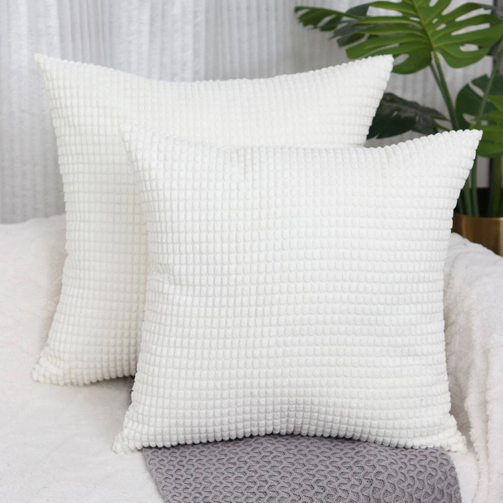 2Pcs Corduroy Lounge Cushion Cover