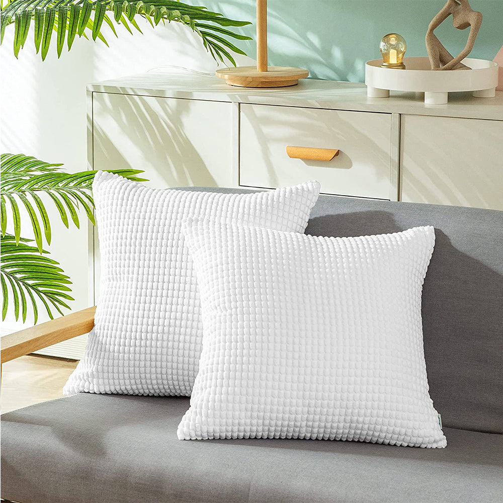 2Pcs Corduroy Lounge Cushion Cover