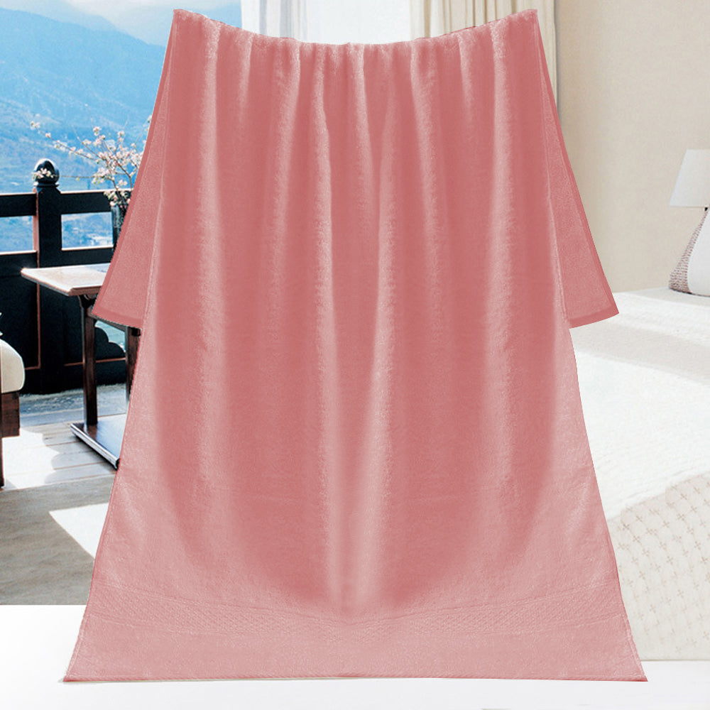 6-Piece Set Pure Cotton Soft Absorbent Bath Towels for Bathroom