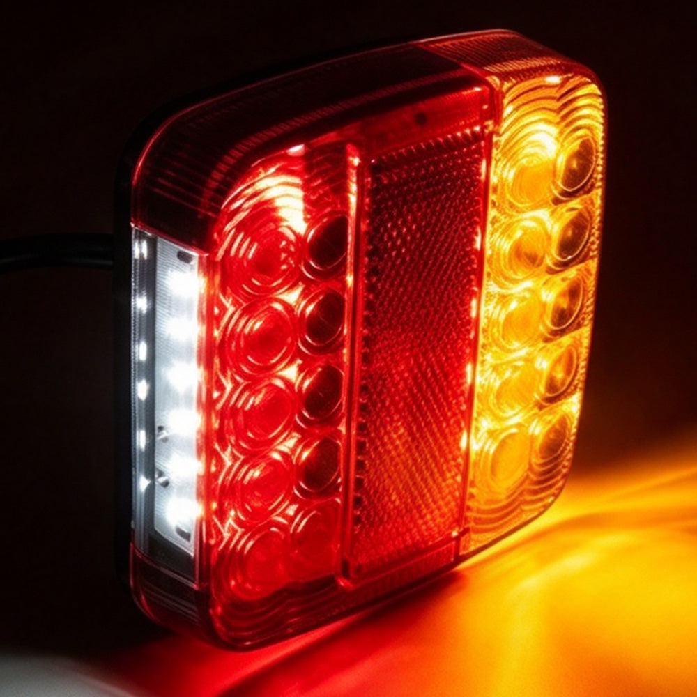 2 Pack 12V LED Trailer Tail Lights with Brake Turn and Tail Functions