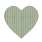 75x74cm Heart Shaped Felt Photo Message Display Board with Adhesive Dots