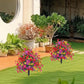 Artificial Daisies Potted Plant UV Resistant Fake Flowers for Outdoor Garden Porch