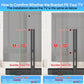 Adjustable TV Wall Bracket Soundbar Mount Holder for Samsung Vizio/Bose LG