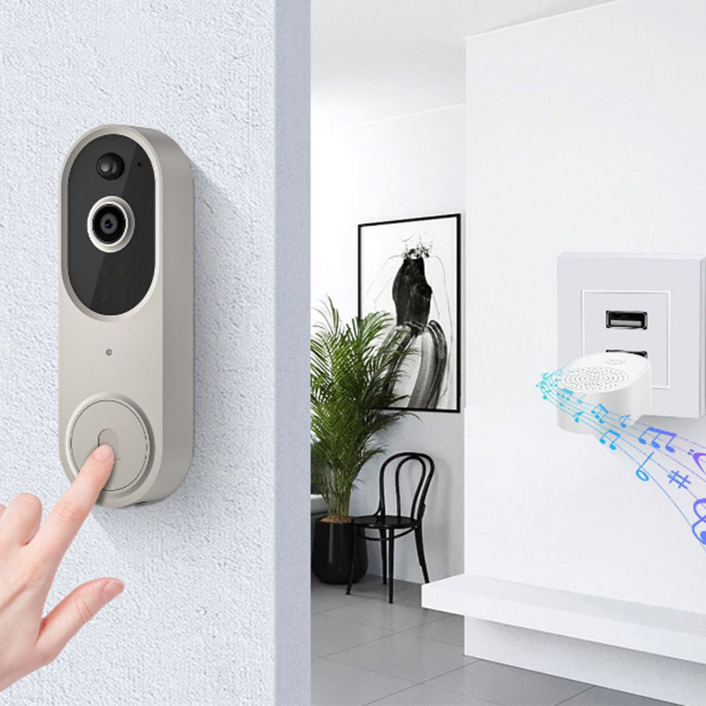 Smart Video Doorbell Camera Wireless Cam with Night Vision