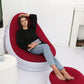Inflatable Lounge Chair and Footrest Set