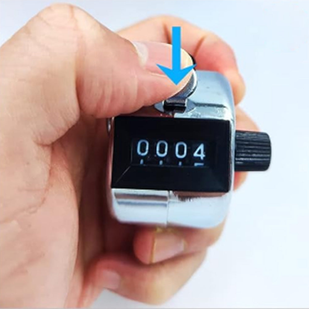 4-Digit Number Clicker Golf Hand Tally Counter