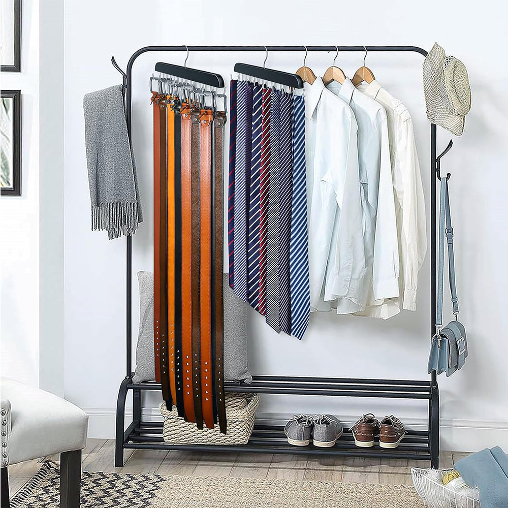 14-Hook Bra Belt Tie Storage Rack