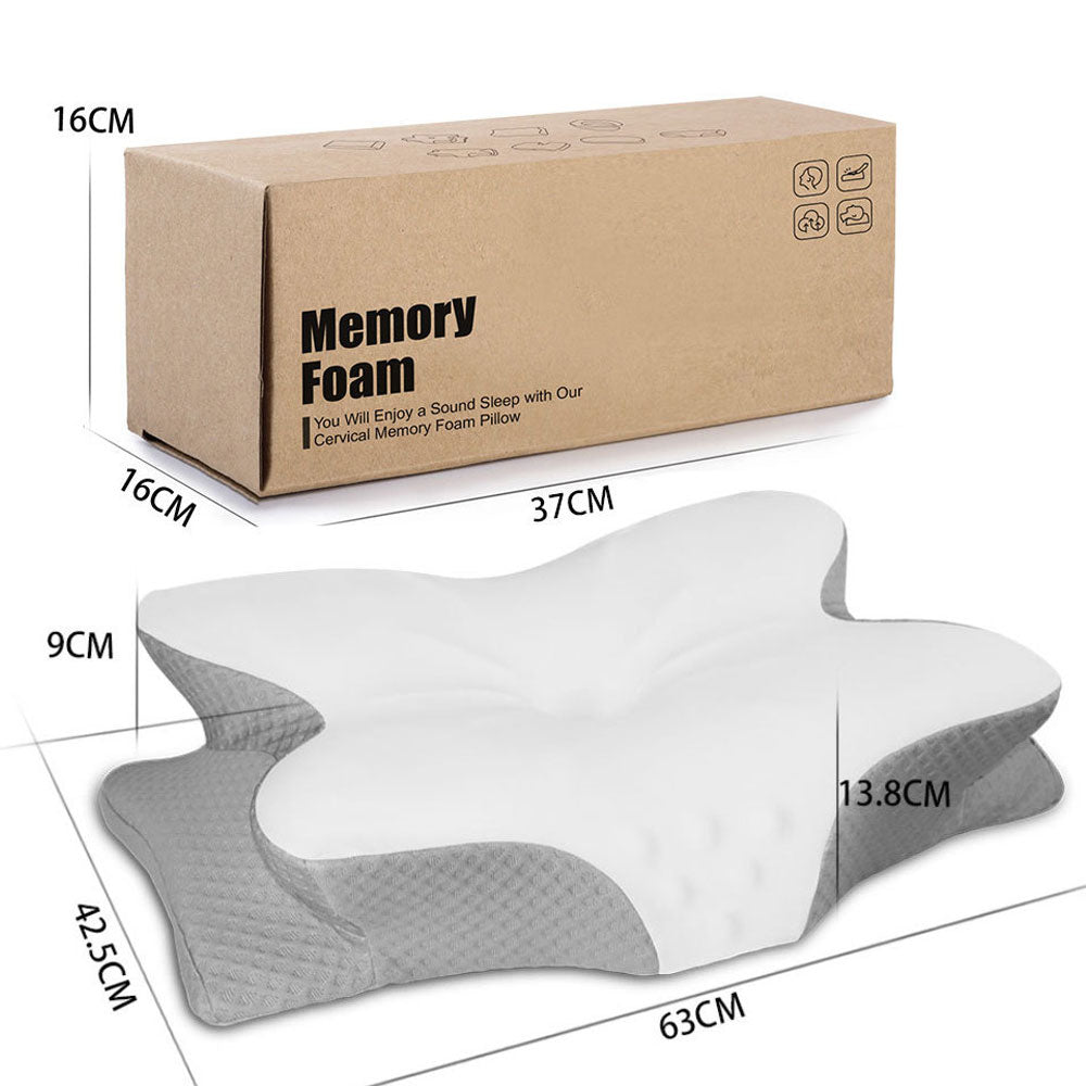 63x45.5CM Memory Foam Cervical Pillow For Neck Shoulder Orthopedic Contour Neck Pillow