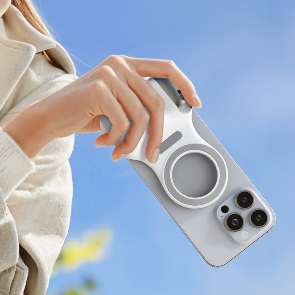 Phone Camera Grip with Selfie Light and Tripod for Photography TikTok