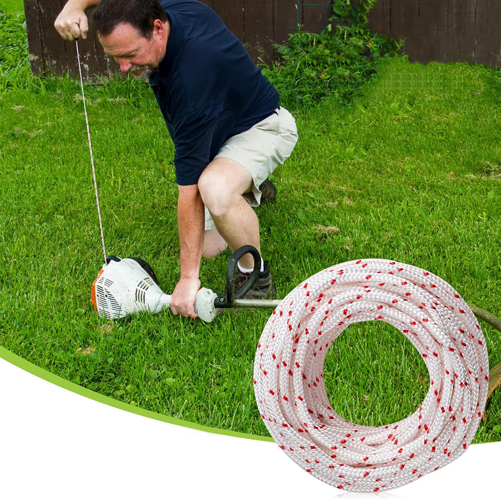 3pcs Starter Rope with Handle for Gas-Powered Equipment, 3m Length, High-Quality Replacement Set