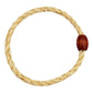 Rustic Ring Toss Game with Wooden Base and 6 Rope Rings