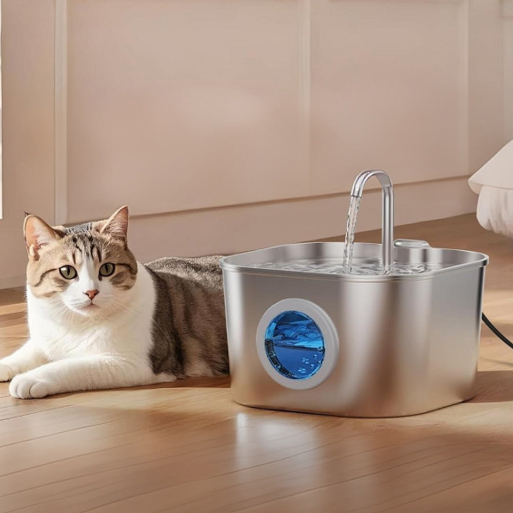 Electronic Automatic Pet Water Fountain USB 2.2L for Cats and Small Animals