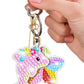 DIY Mermaid Rhinestone Painting Keychain Kits Unicorn Christmas Rhinestone Painting Kit Christmas Tree Hanging Ornaments
