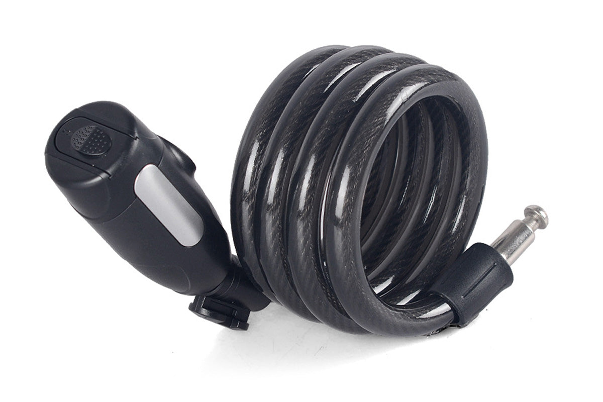 4FT Combination Bike Lock Heavy Duty Anti-Theft Cable Lock for Bicycles