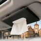 2 Pack Car Tissue Holder Universal for Visor PU Leather Tissue Box and Mask Holder