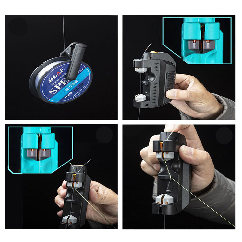 2Pcs GT/FG/PR Electric Knotting Bobbin Winder for Fishing
