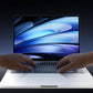 2Pcs Clear Silicone Keyboard Covers for MacBook Air Pro 13 14 15 Inch