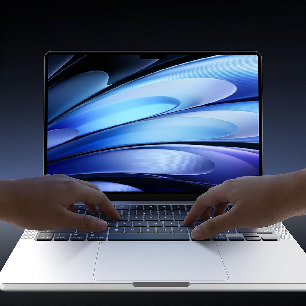 2Pcs Clear Silicone Keyboard Covers for MacBook Air Pro 13 14 15 Inch