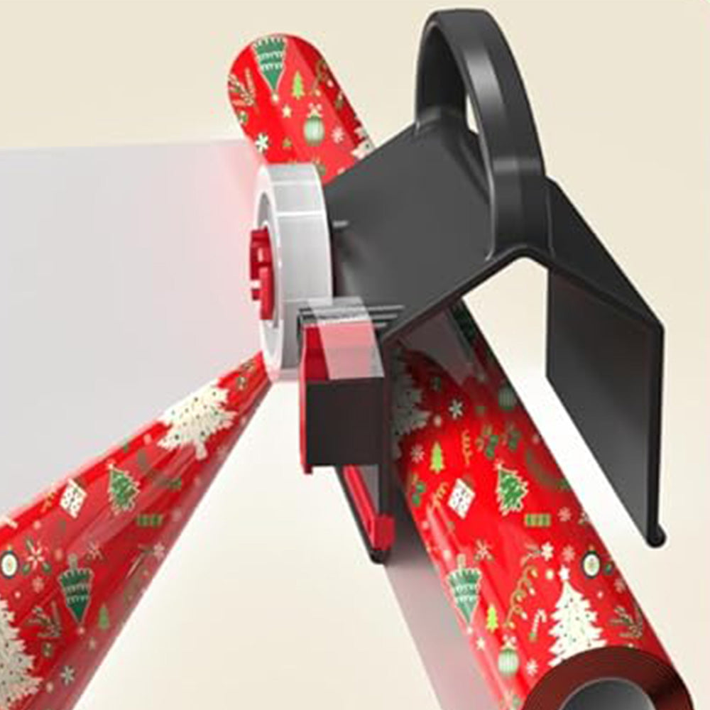 2Pack Wrapping Paper Cutter and Tape Dispenser Set