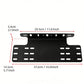 Universal Auxiliary Light Bracket License Plate Mount Metal for Jeep SUV Pickup Truck