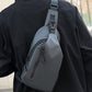 Water-Resistant Sling Bag Anti-Theft Chest Pack Crossbody Backpack with USB Charging Port and Headphone Hole