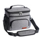 Insulated Lunch Box for Men Women Leak-Proof Cooler Lunch Bag with 4 Pockets