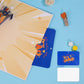 3D Fathers Day Pop Up Card with Insert for Best Dad Thank You Greeting Card