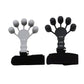 2Pcs Adjustable Finger Exerciser Hand Grip Strengthener-Black, Grey