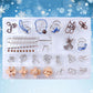 Christmas Calendar 24 Days of Wooden Brain Teaser Puzzles Toys Kit