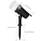 LED Solar RGB Outdoor Projector Landscape Lamp