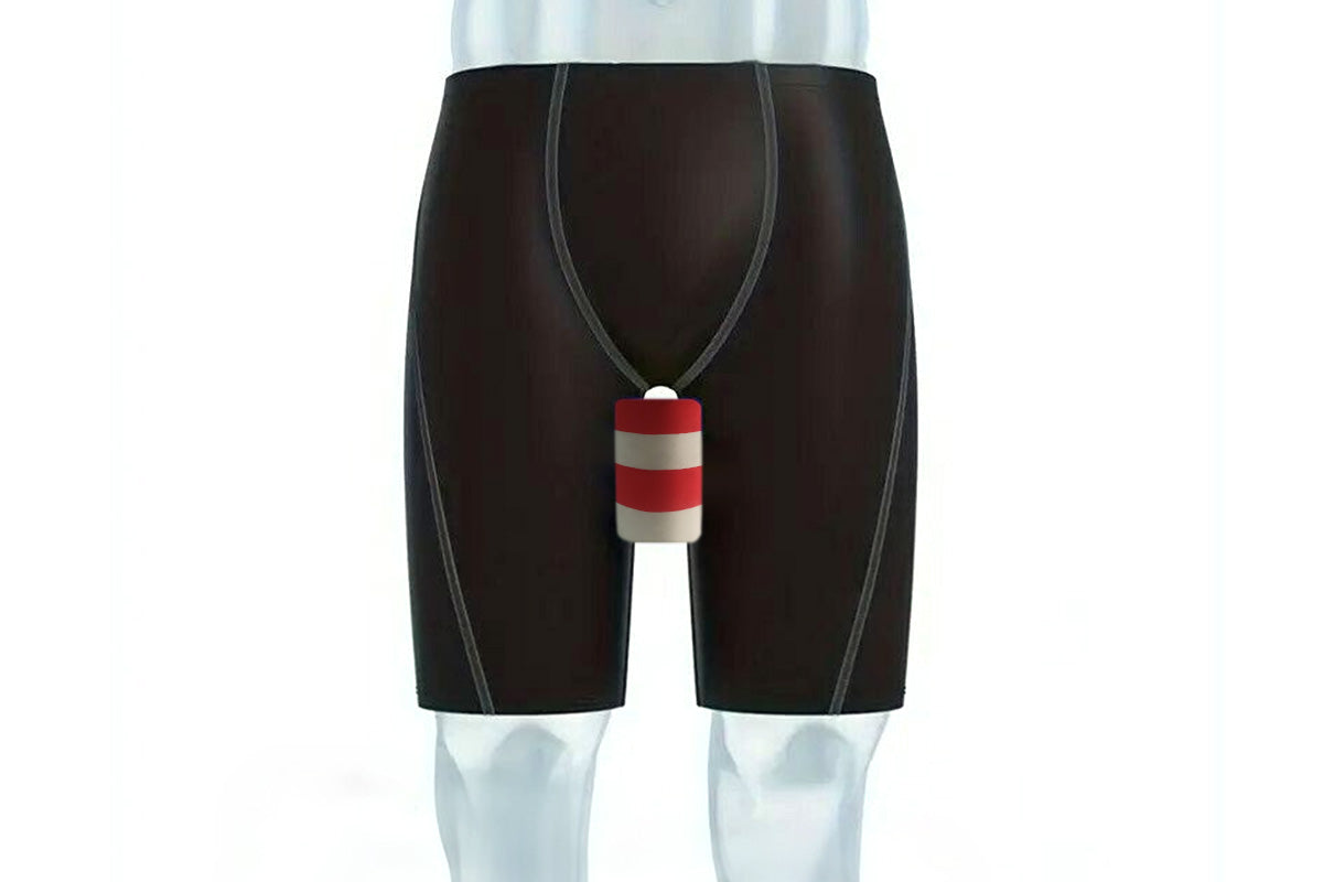 Swimming Pull Float Leg Clip EVA Foam Training Aid for Adults and Beginners - Red