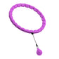 Weighted Hoola Circle Hoop 32 Section Smart Hula Thin Waist Fitness Weight with Rollers