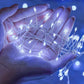 Solar String Lights Outdoor Waterproof Fairy Lights for Patio Balcony-Style 2