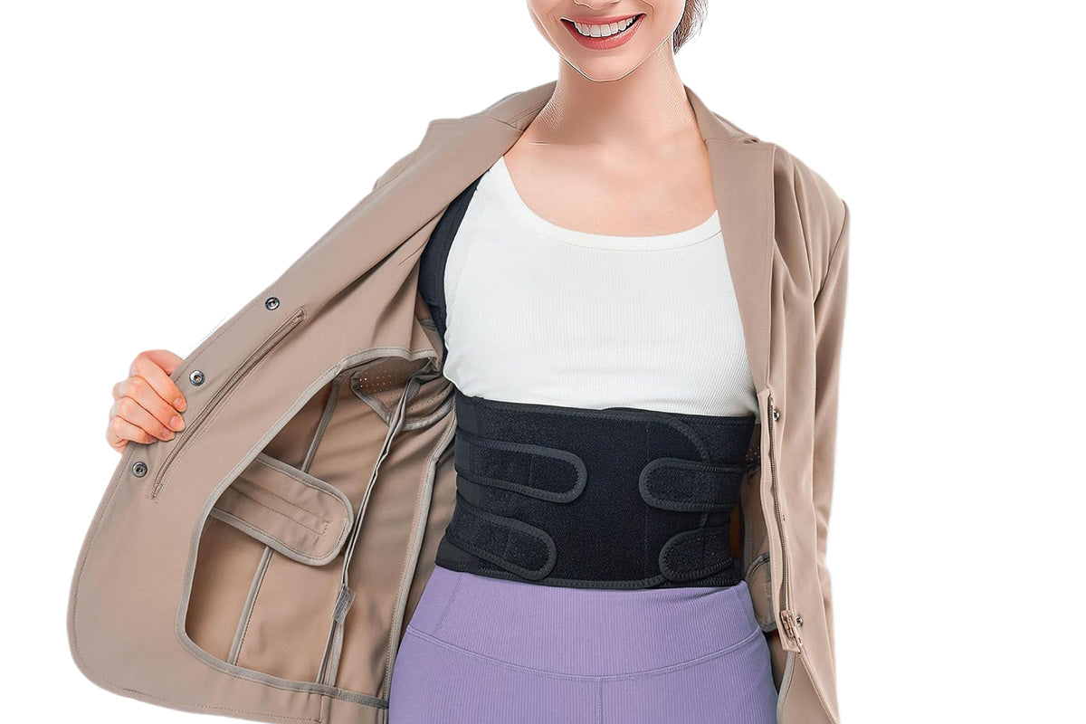 Posture Corrector Back Brace Adjustable Straightener for Improving Back Posture-Black