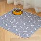 Washable Waterproof Reusable Dog Pee Pads Quick Absorbent Puppy Training Mat-Grey