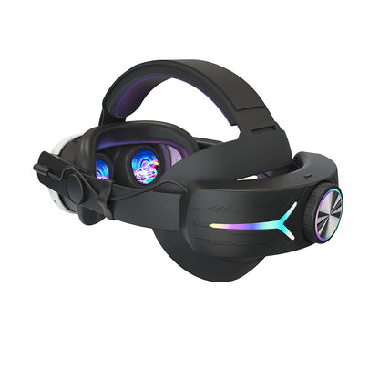 Adjustable RGB Head Strap with 8000mAh Battery for Meta Quest 3 VR  Headset Elite Strap